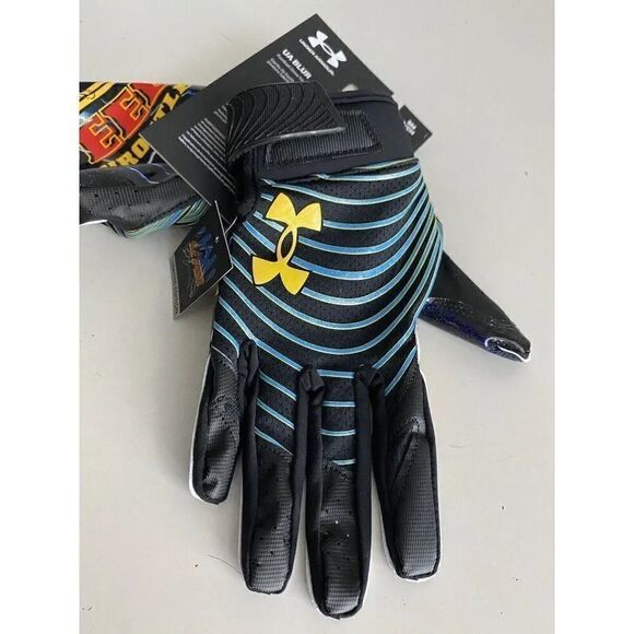 Under Armour UA Blur Limited Top Speed Full Throttle Football Gloves Men Size S - Picture 4 of 10